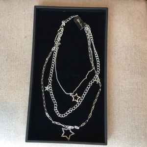 Star 3 Strand Chain Cookie Lee Necklace
